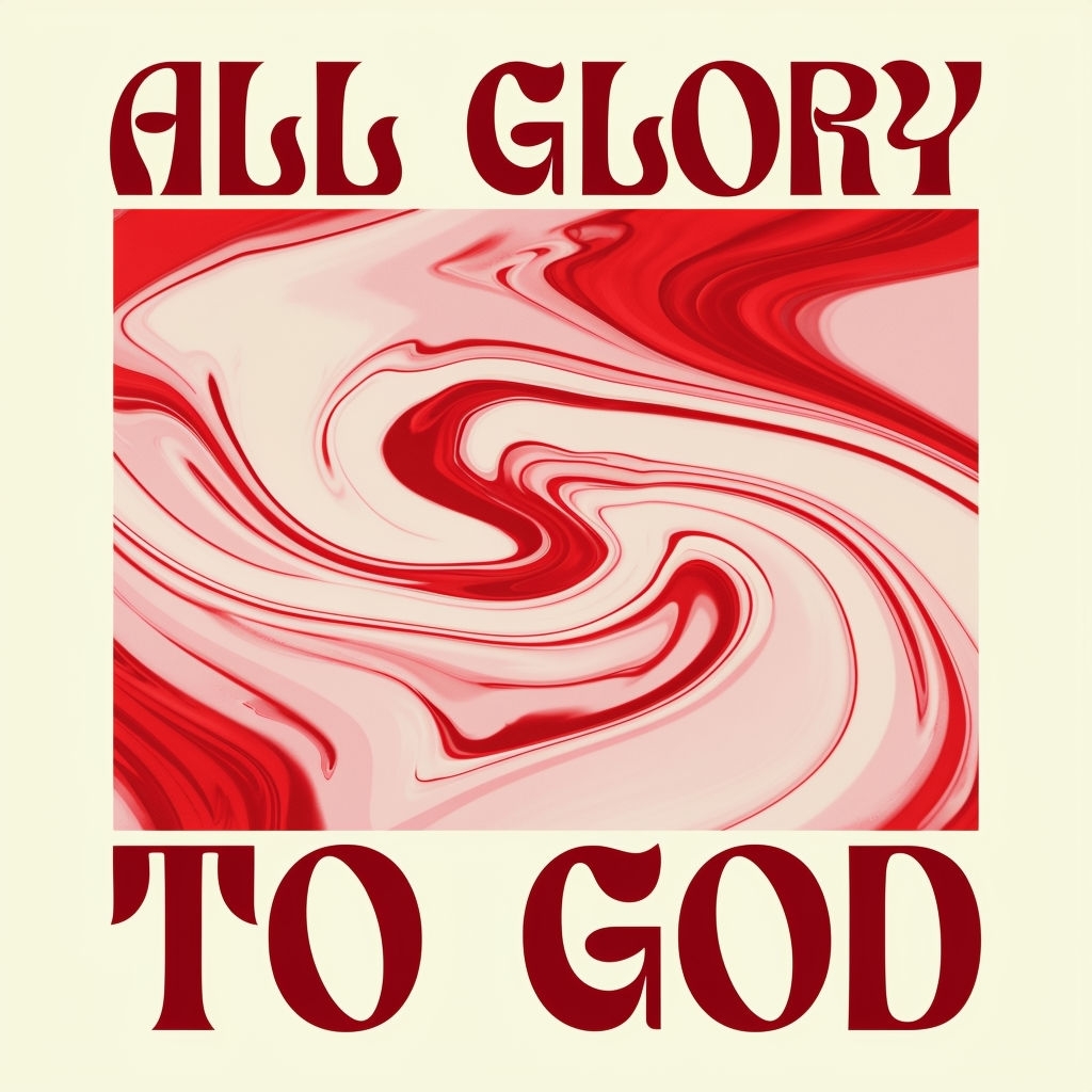 All Glory to God Minimalist Abstract T-Shirt
