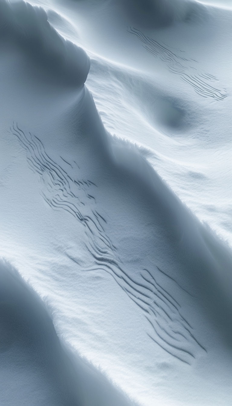 Twilight Abstract Snowdrifts Texture Mobile Wallpaper