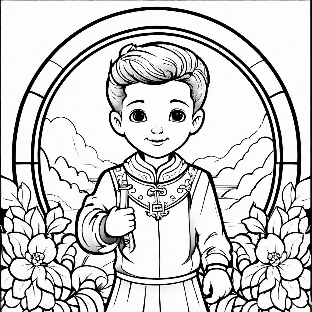 sofia the first and james coloring pages