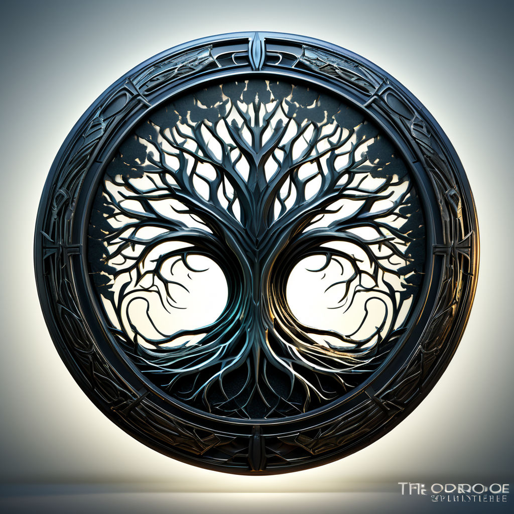 Tree Of Souls-inspired Futuristic Death-service Emblem By Darlene 