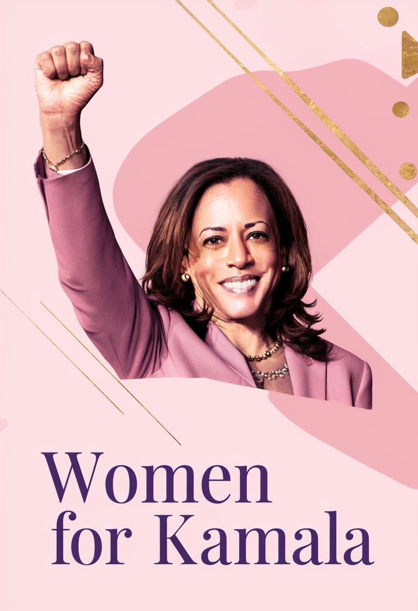 Women for Kamala Empowerment Card Design