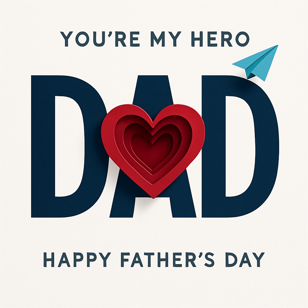 Modern Minimalist Father's Day Card Design Mug