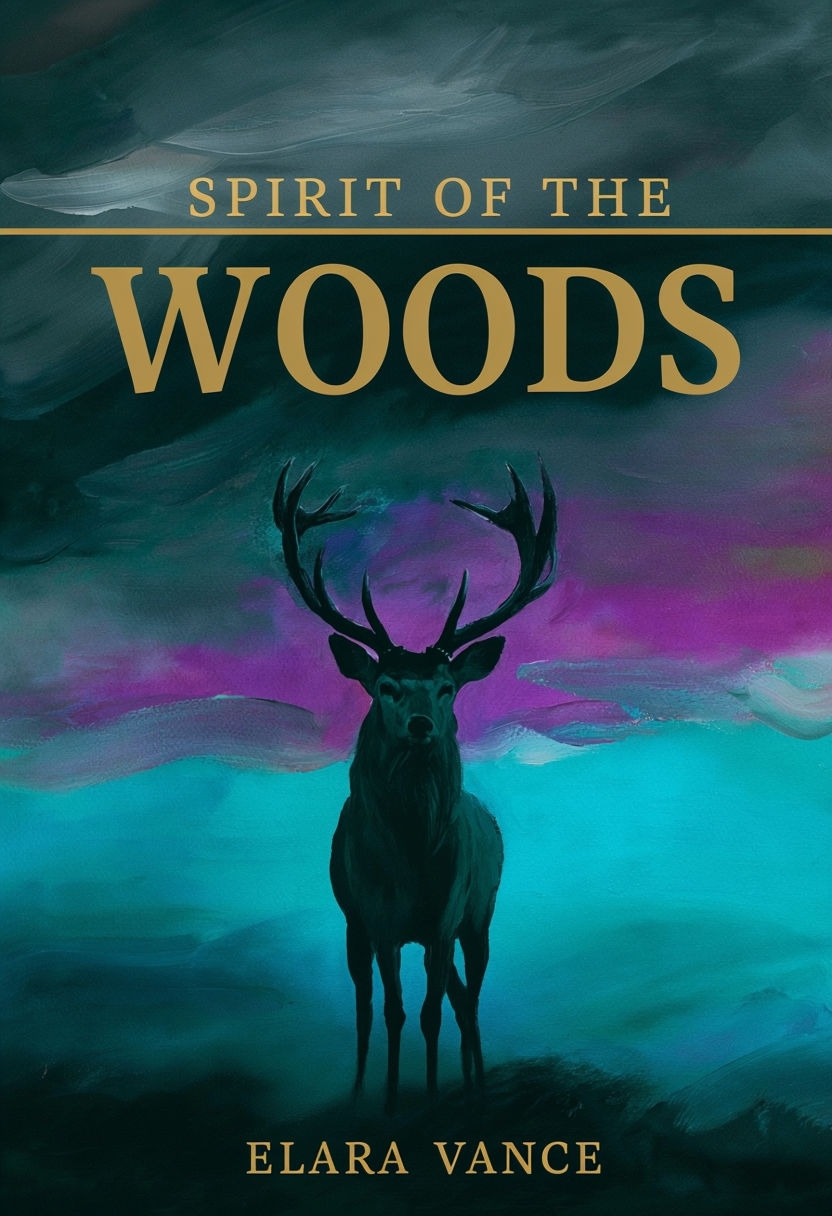 Elegant Stag Silhouette Against Vivid Sky EBook Cover