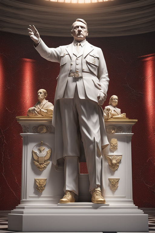 Beautiful statue of adolf hitler by Shaka Mania IA - Playground