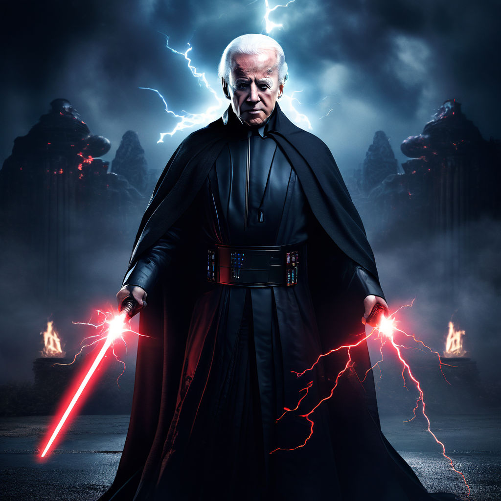 Biden in the image of the Sith Darth Sidious strikes Trump w... by Илья ...