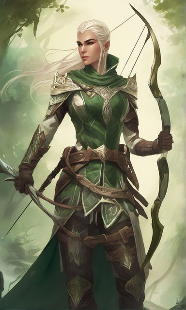 elven ranger wallpaper