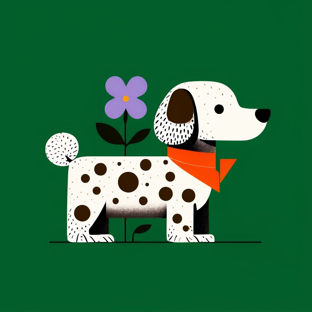 Whimsical Cream Poodle with Orange Bandana T-Shirt