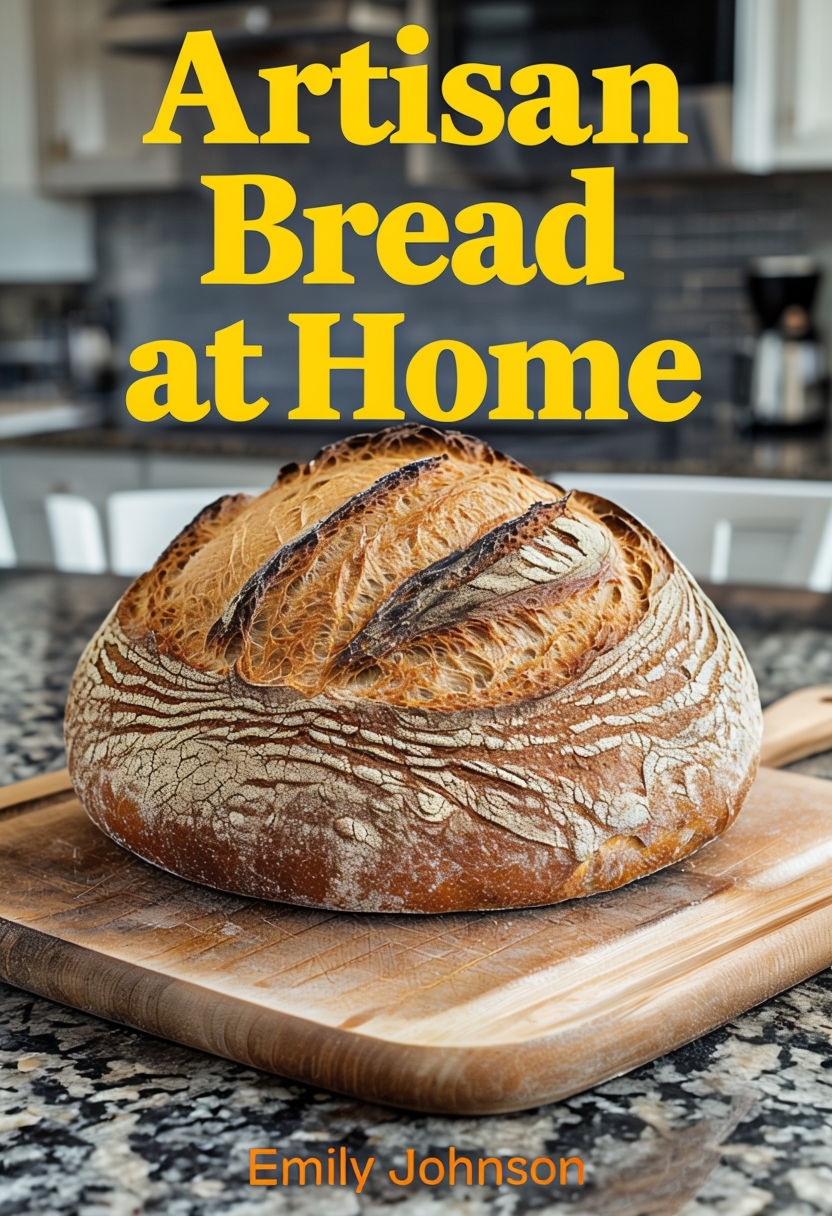 Artisan Bread at Home: Delicious Recipes for Baking EBook Cover