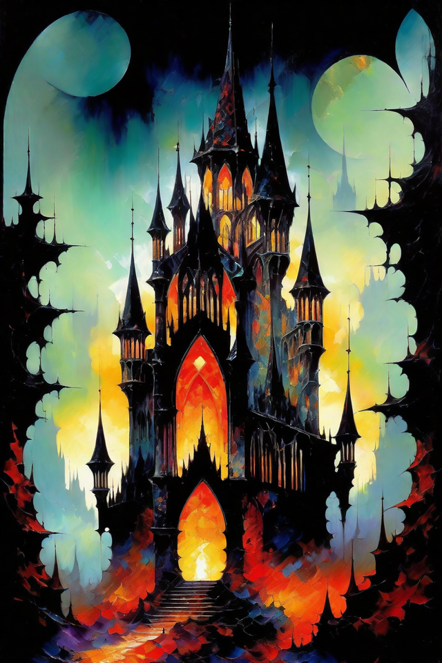 A hauntingly beautiful Gothic castle by Jacek “Jacenty” - Playground