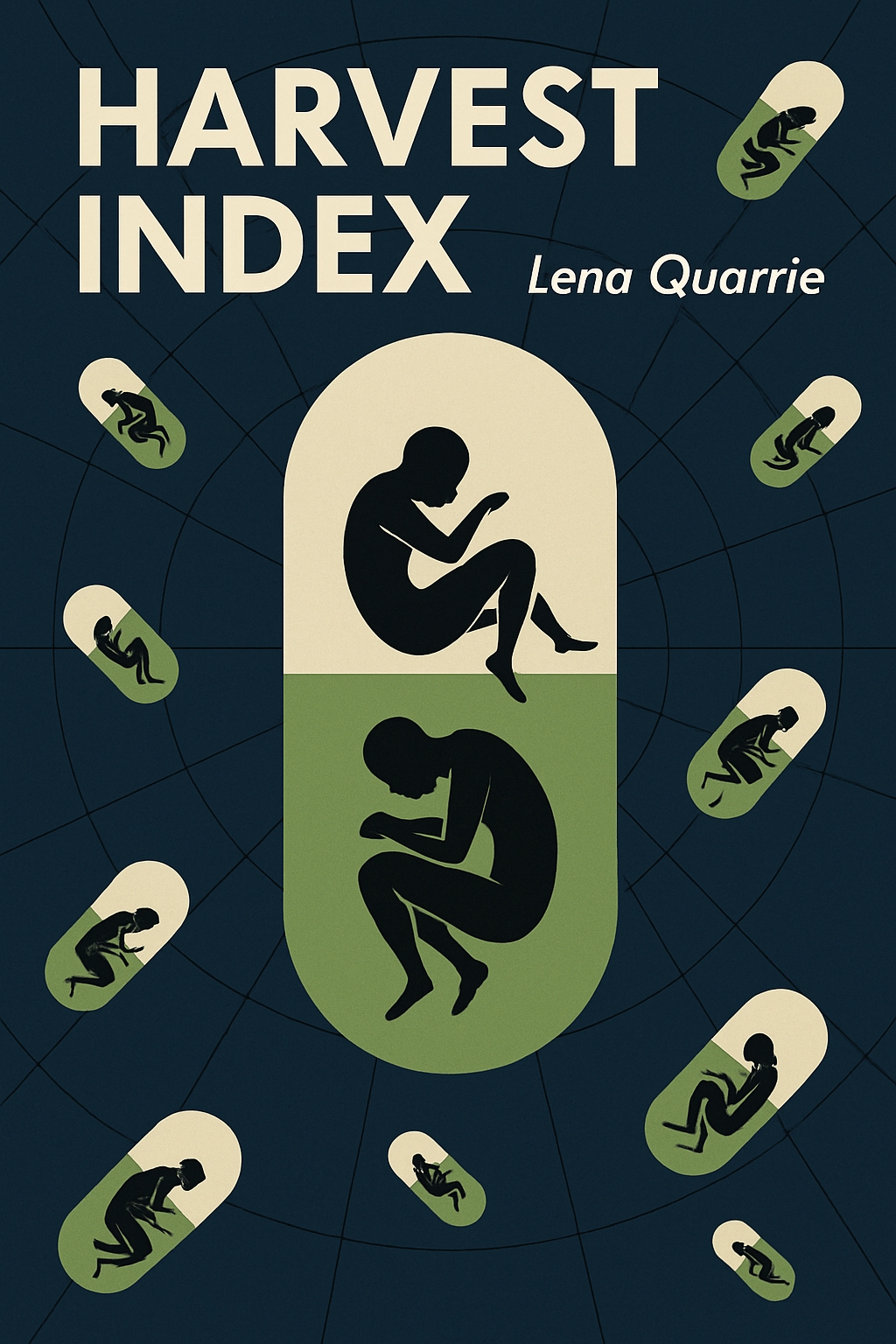Surreal Minimalist Harvest Index EBook Cover by Lena Quarrie