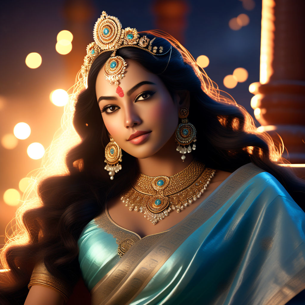 Indian princess sita by Sanjana H.B - Playground