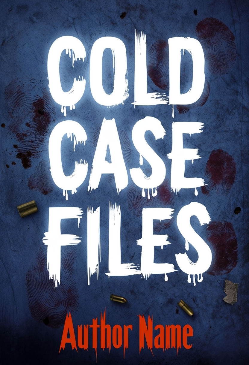Haunting Cold Case Files Graphic Illustration for Mystery EBook Cover
