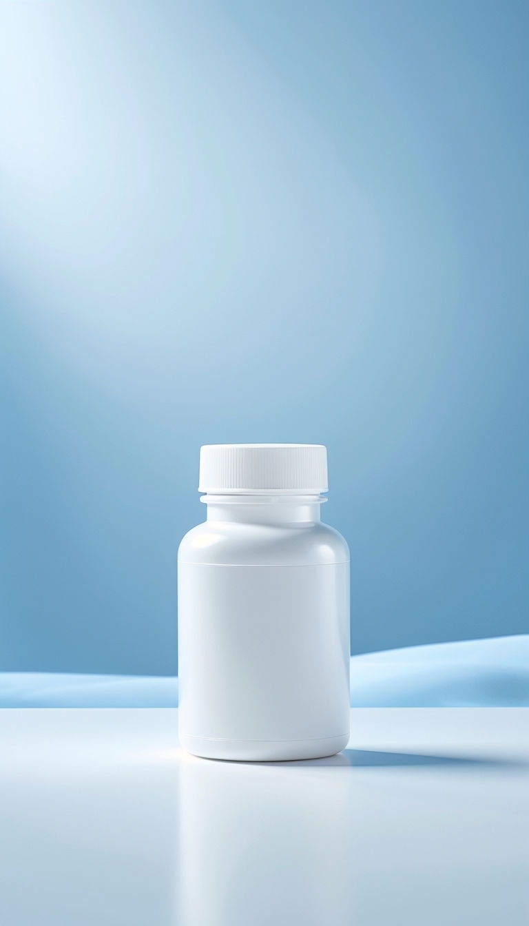 Minimalist Pharmaceutical Product Photography Mockup