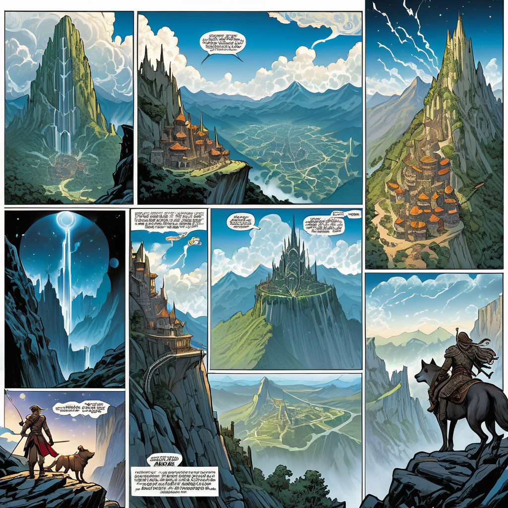 Storybook Comic book panel layout format. Multiple panels by wolf_of ...