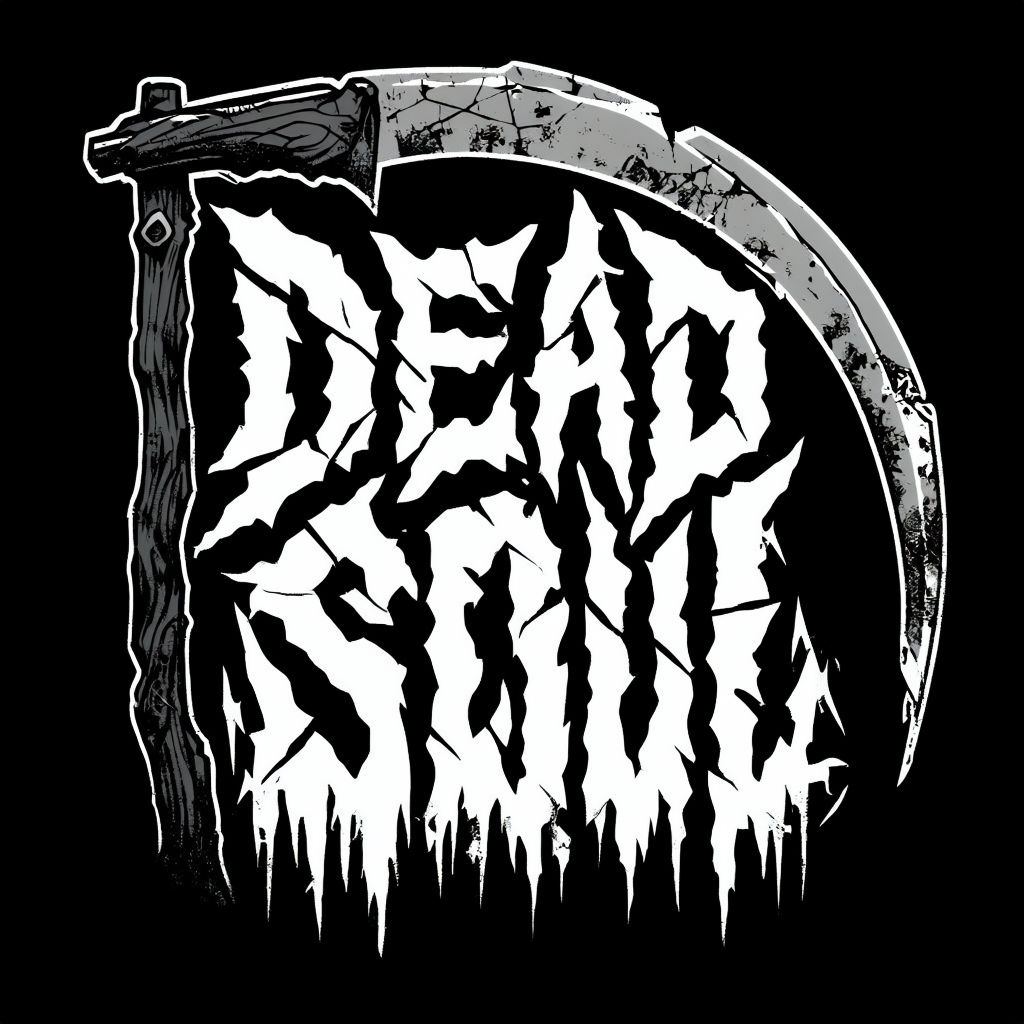 Haunting 'Dead Soul' Horror Design with Scythe T-Shirt