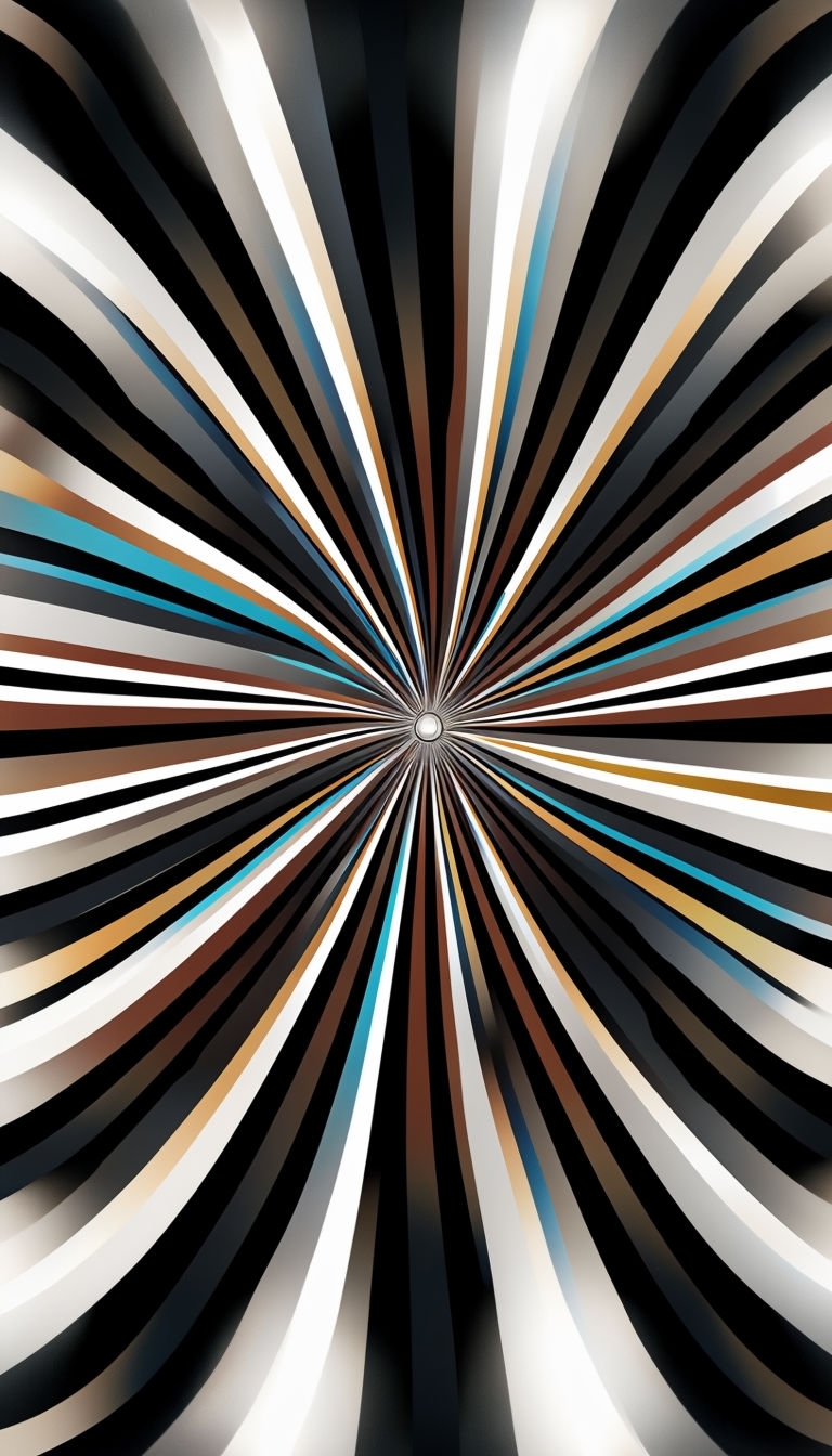 Mesmerizing Optical Illusion Spiral Pattern Digital Artwork Mobile Wallpaper