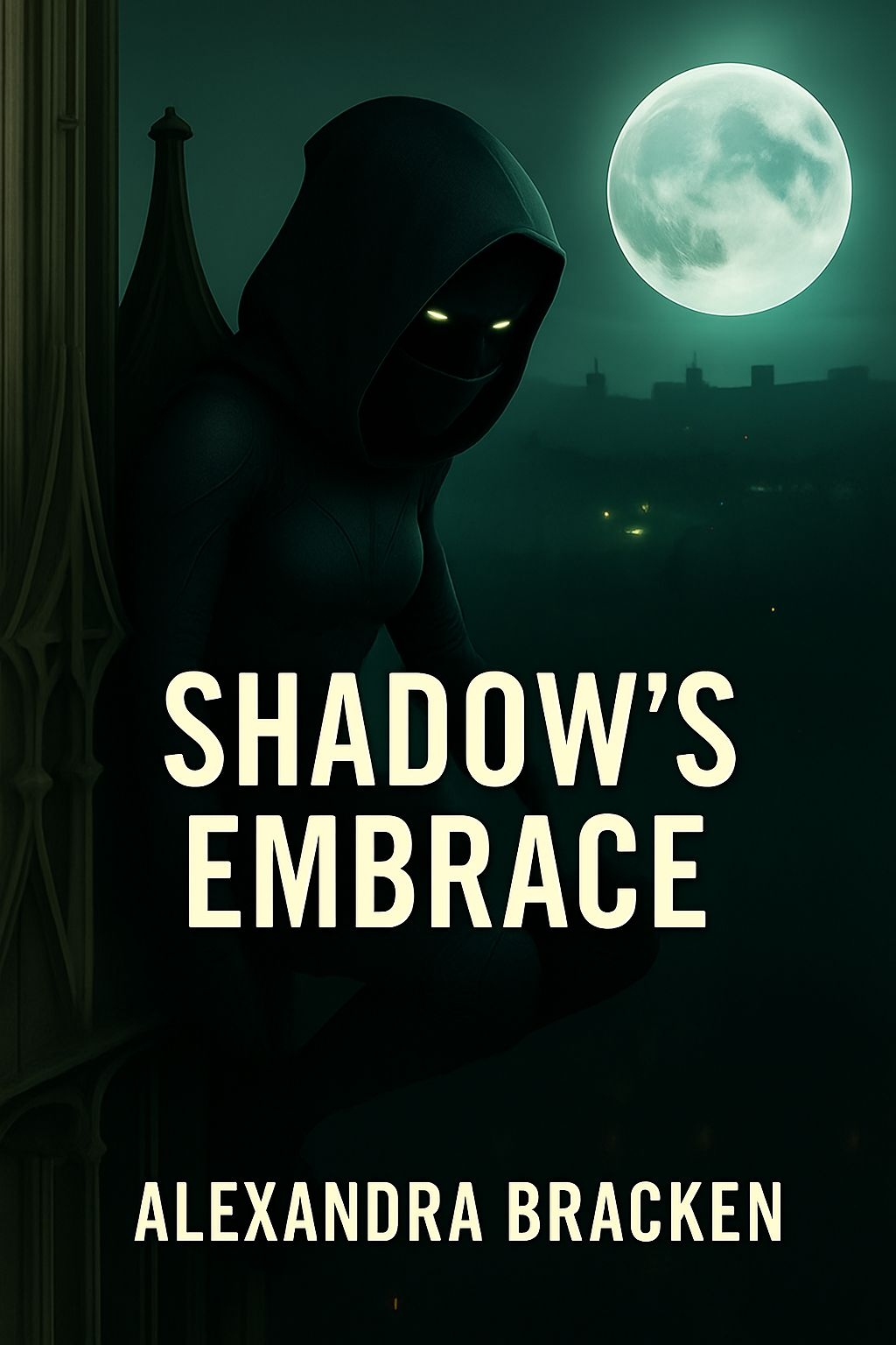 Mysterious Shadow's Embrace EBook Cover Art by Alexandra Bracken