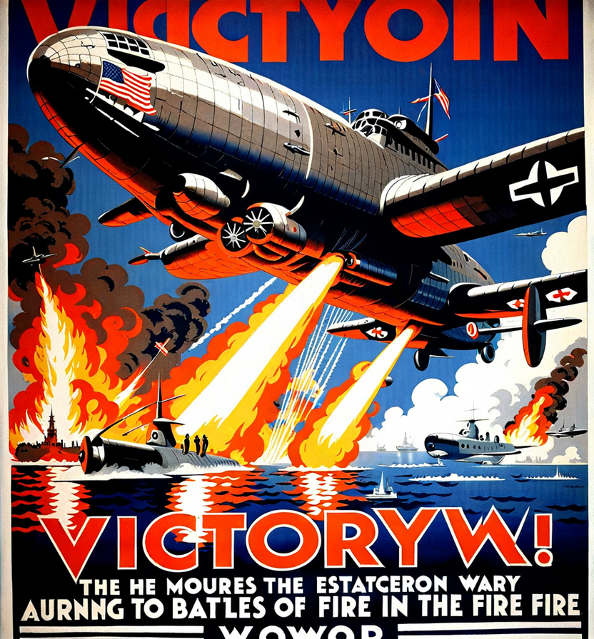 MASTERPIECE Propaganda iconic Victory war Poster by Chestnut - Playground