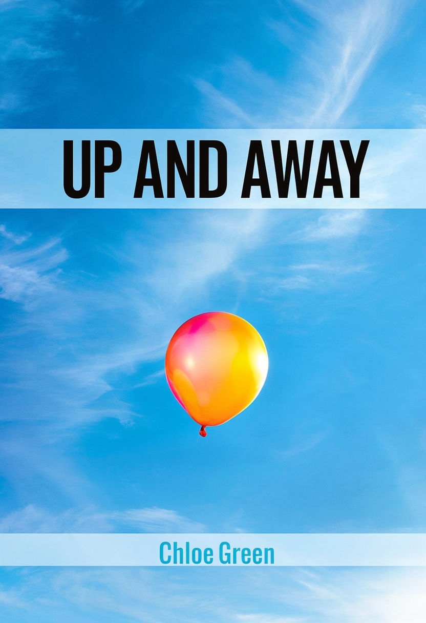 Colorful Up and Away Balloon Illustration for Young Adult EBook Cover