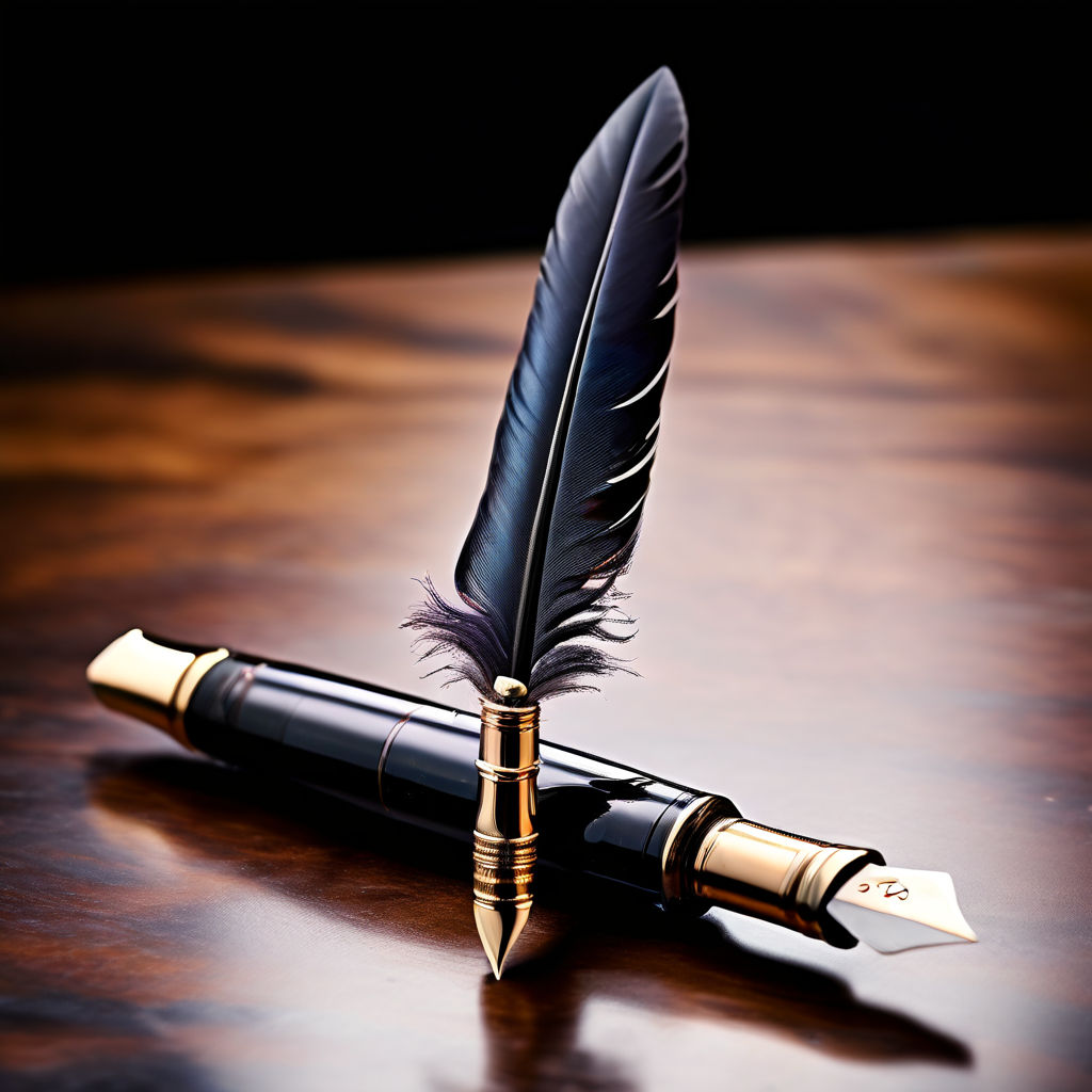 Imagine a modern fountain pen that has the aesthetics of old... by ...