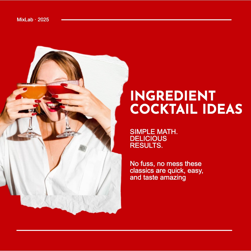 Vibrant Cocktail Ideas Promotional Graphic for Social Media Post