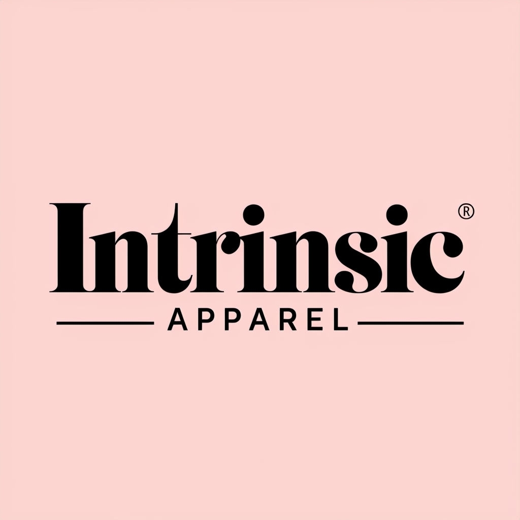 Elegant Minimalist Intrinsic Apparel Logo Design