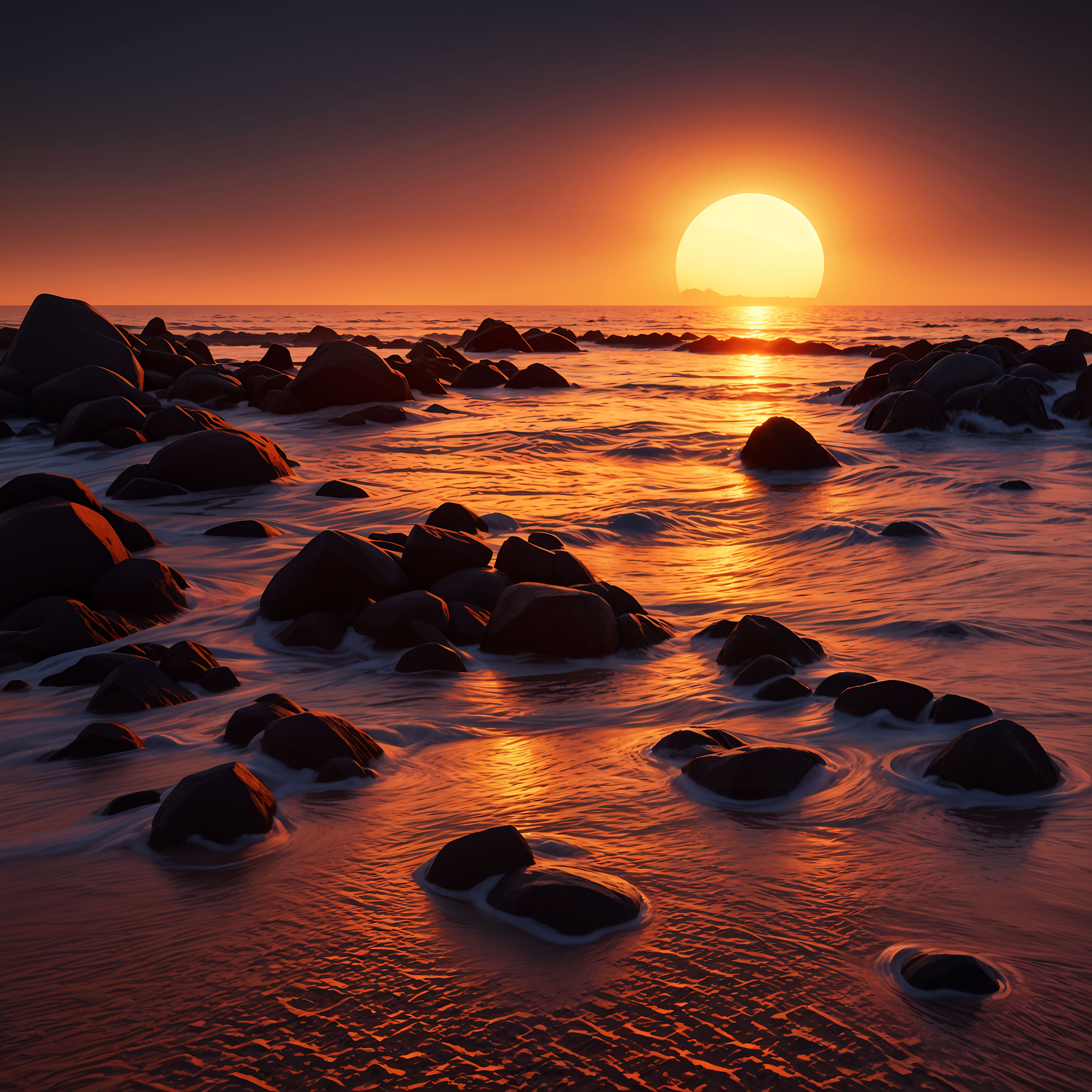 Beach sunset by Jhonver C. Tomboc - Playground