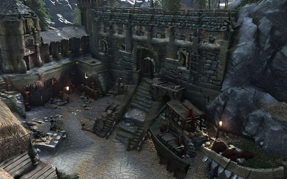 Arriving helgen castle from skyrim game by Kerem Ziga - Playground