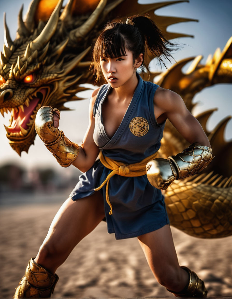 female Ryu from street fighter