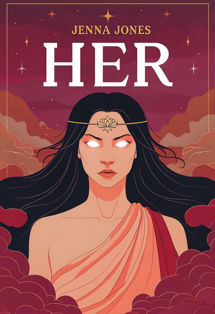 Mystical Illustration of HER by Jenna Jones for EBook Cover