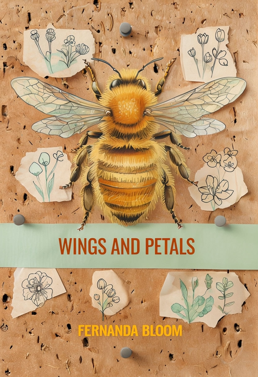 Wings and Petals Nature Sketch Journal EBook Cover