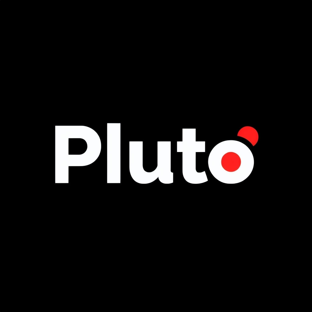 Minimalist Modern Pluto Logo Design with Dynamic Elements Logo