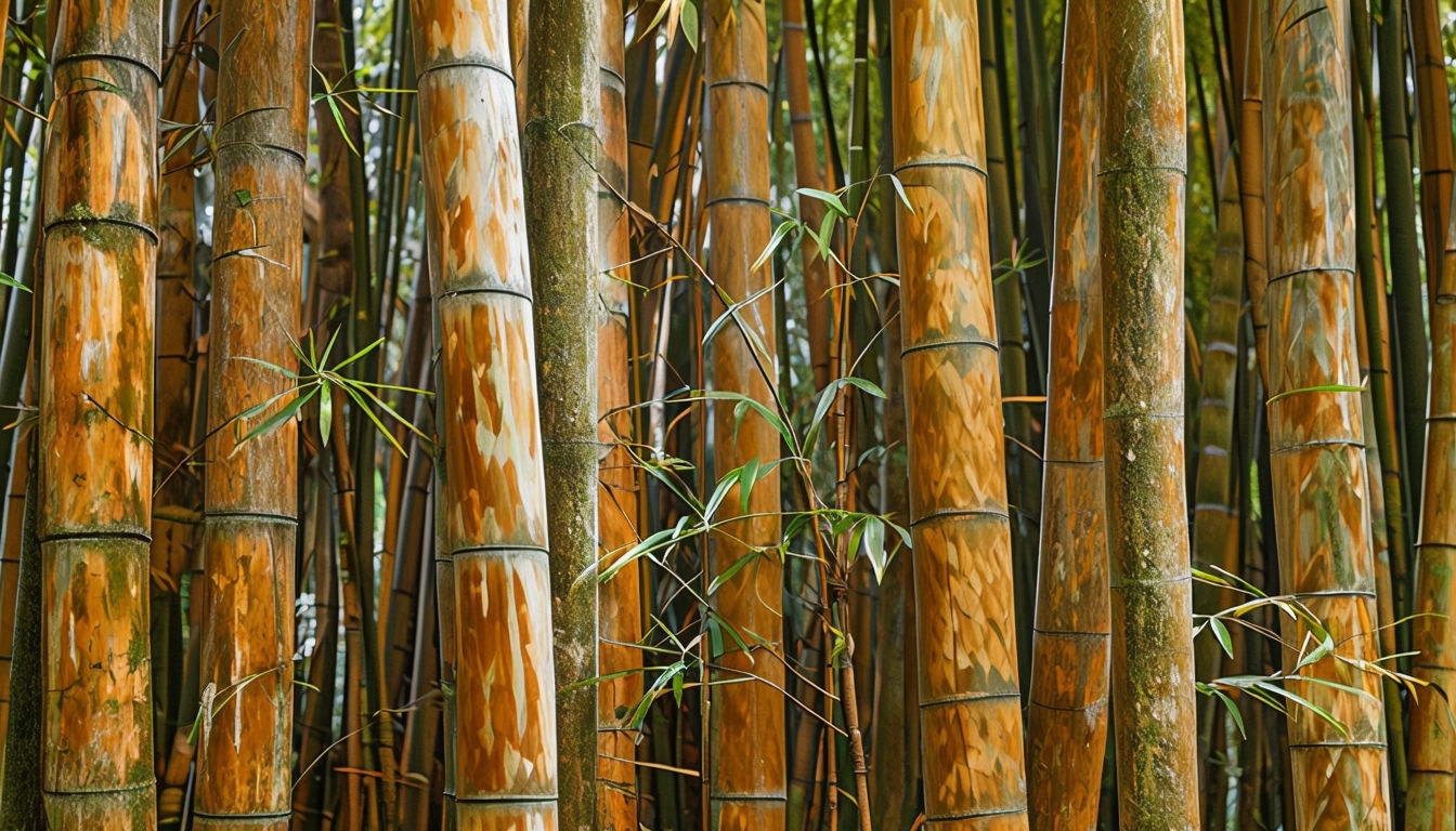 Lush Dense Bamboo Forest Photography for Virtual Backgrounds