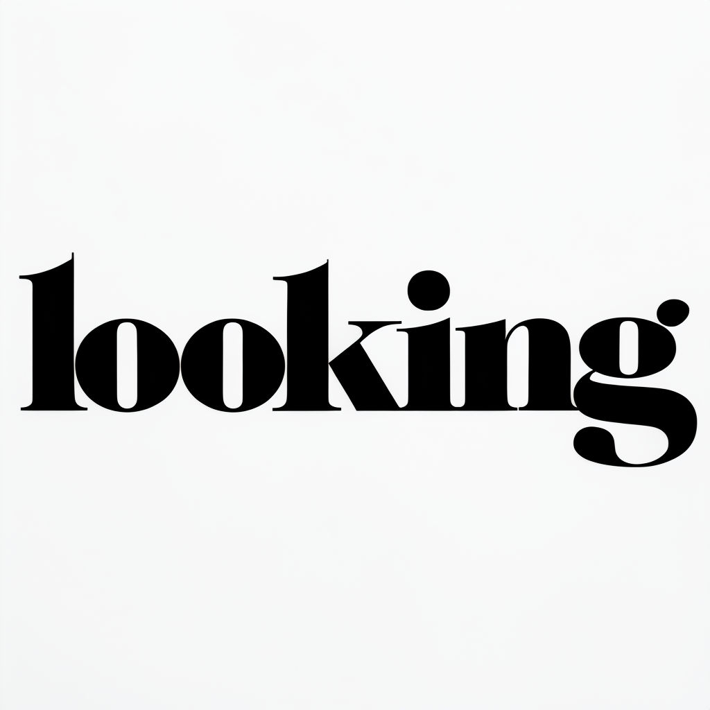 Bold Minimalist "Looking" Text Design T-shirt