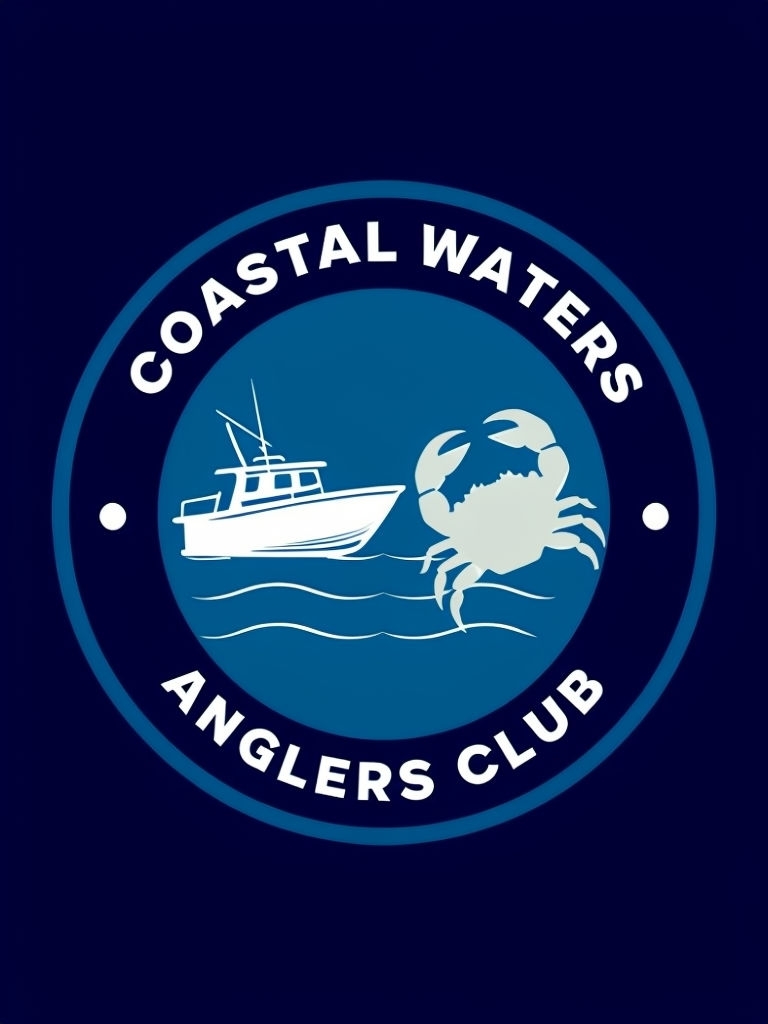 Coastal Waters Anglers Club Logo T-Shirt