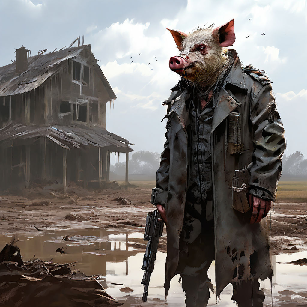 Mutant pig-raider by Александр Решетник - Playground