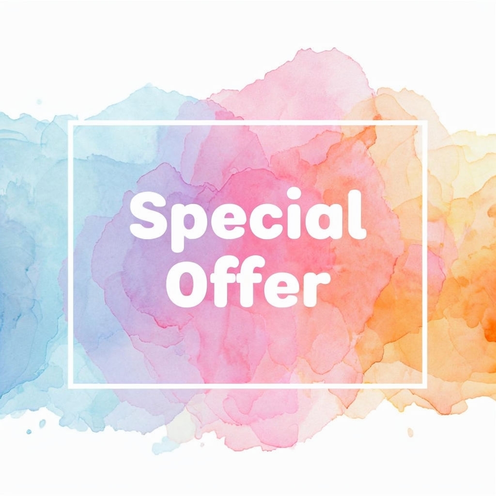 Vibrant Minimalist 'Special Offer' Promotional Graphic Ads