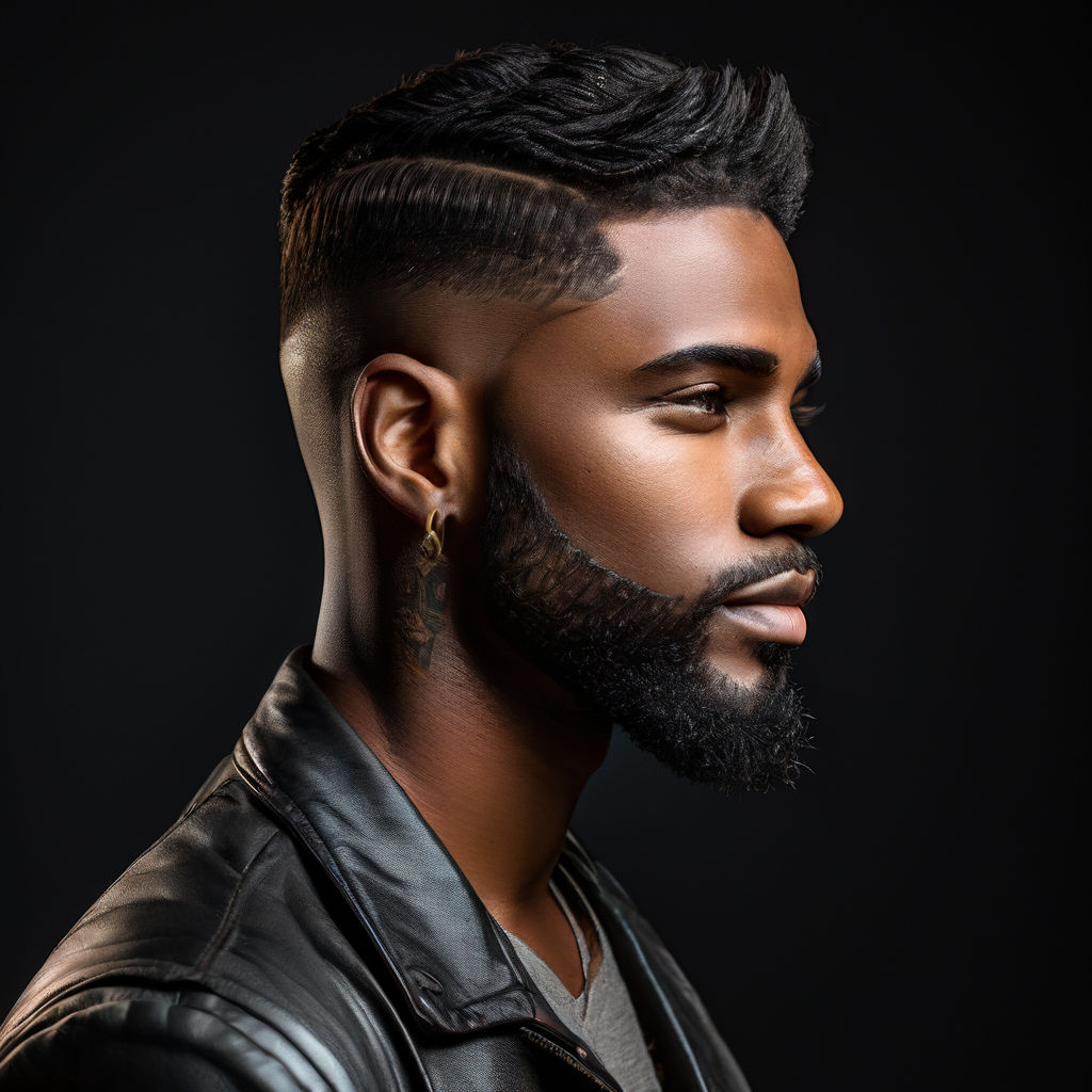 A man with 10 dollar taper fade by Amazon Forest - Playground