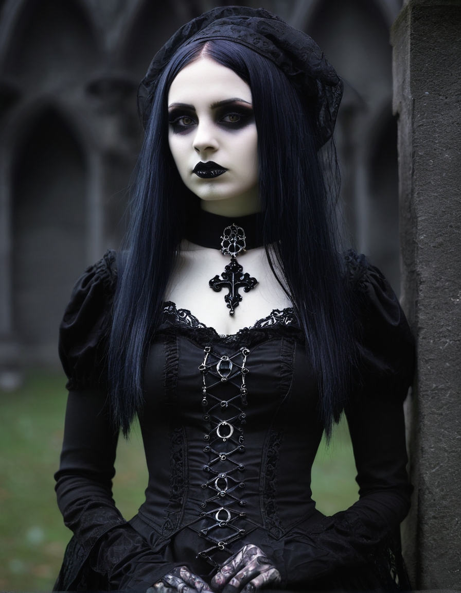 Gothic woman by Andy John - Playground