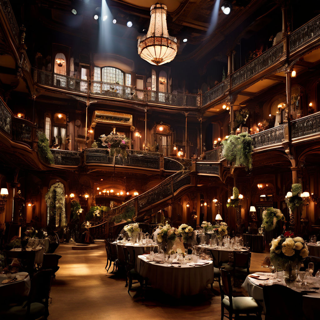 Edwardian ballroom set in 