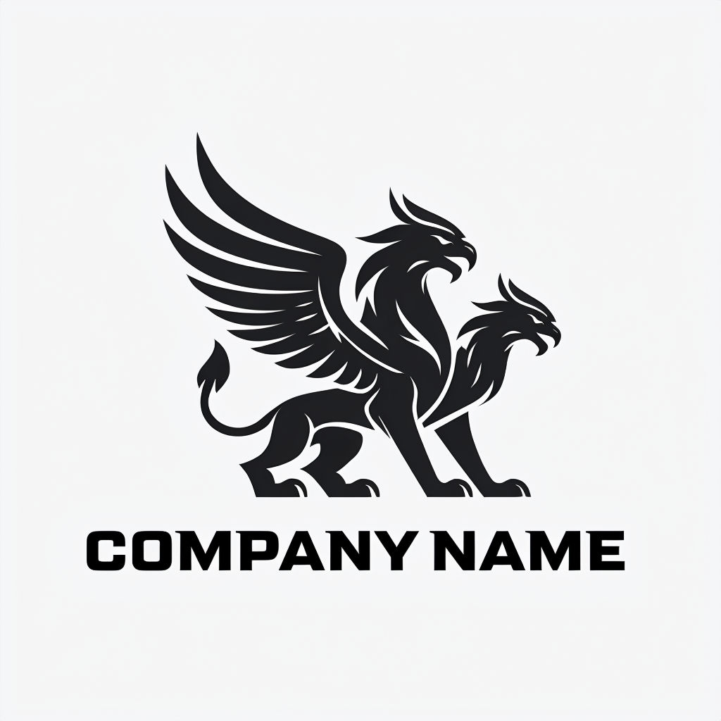 Minimalist Griffin Logo Design for Professional Branding Logo