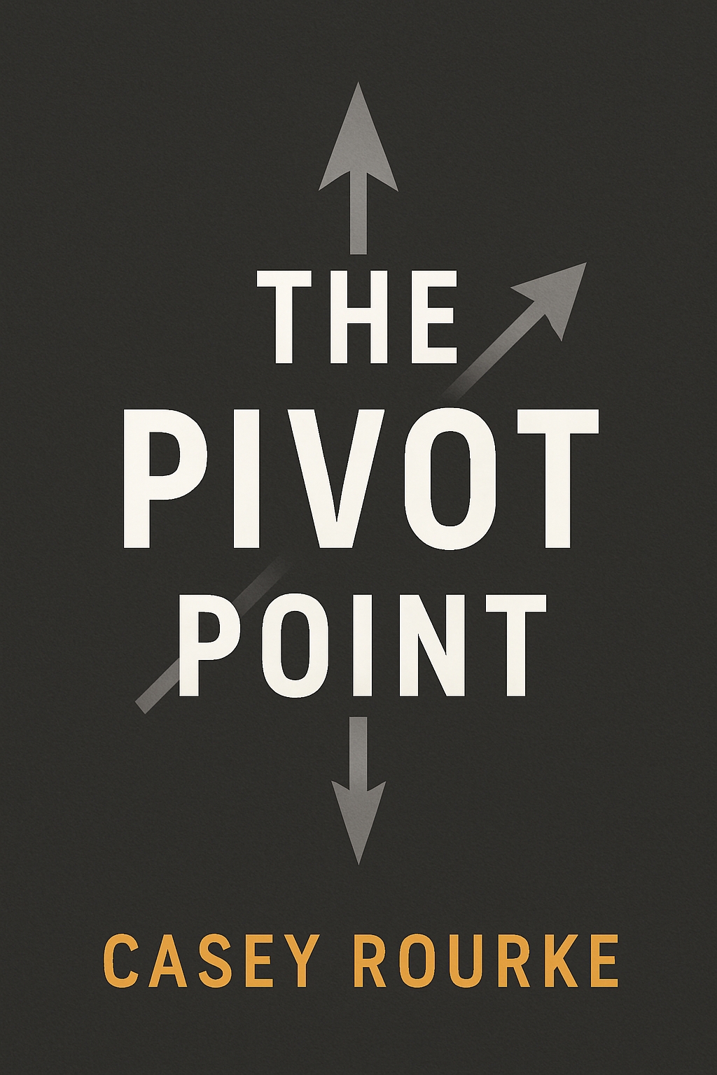 Minimalist Dark Gray Cover Design for The Pivot EBook Cover