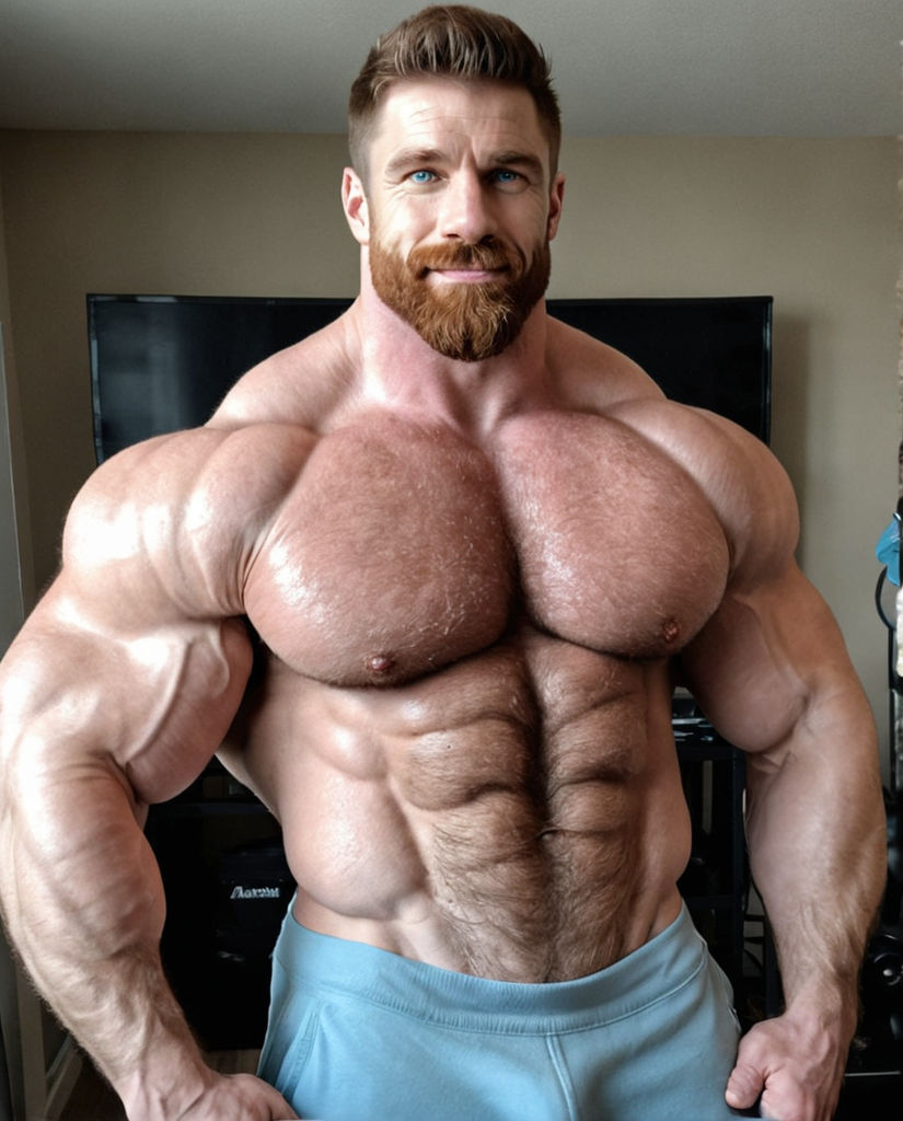 huge pecs