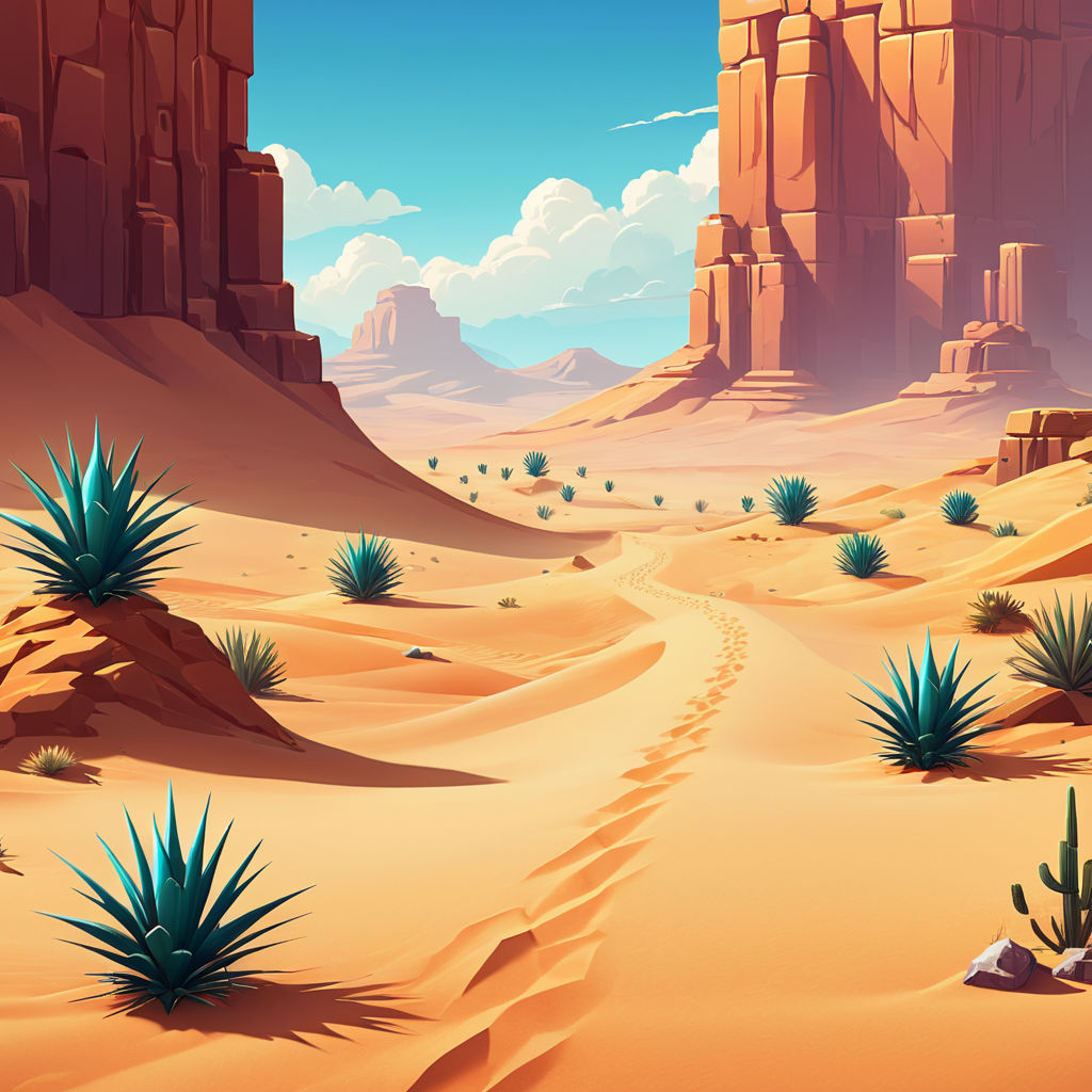 Creata a semi 2d spikes for 2d games in a desert theme by mohit singh ...