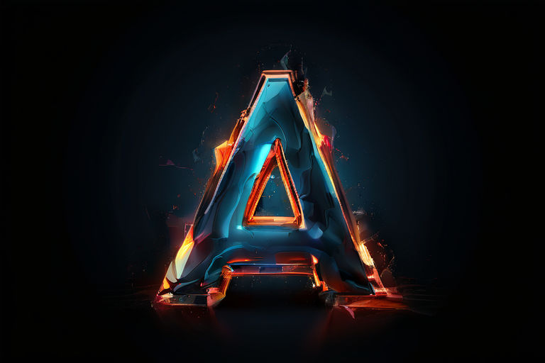 Vector image spelling out "AAA" in hyper-detailed by lex tab - Playground
