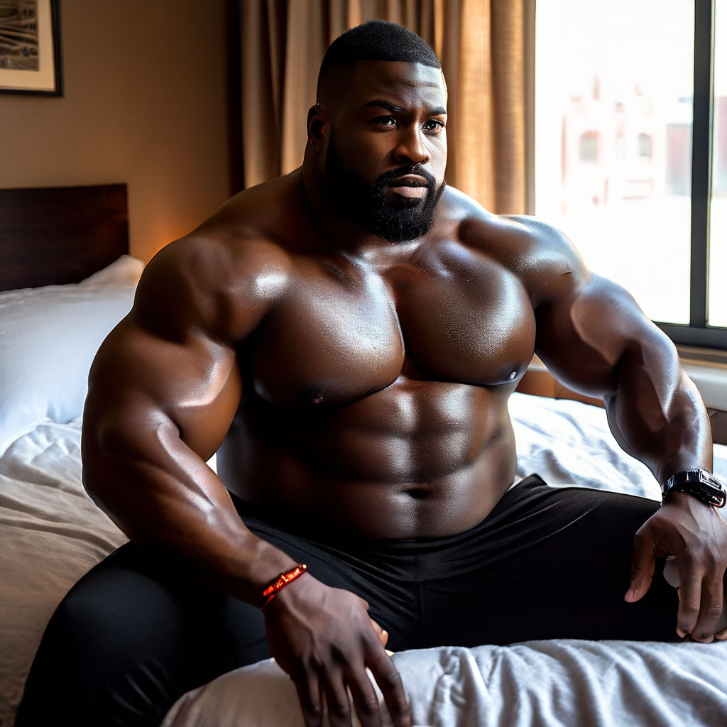 Big strong black male.