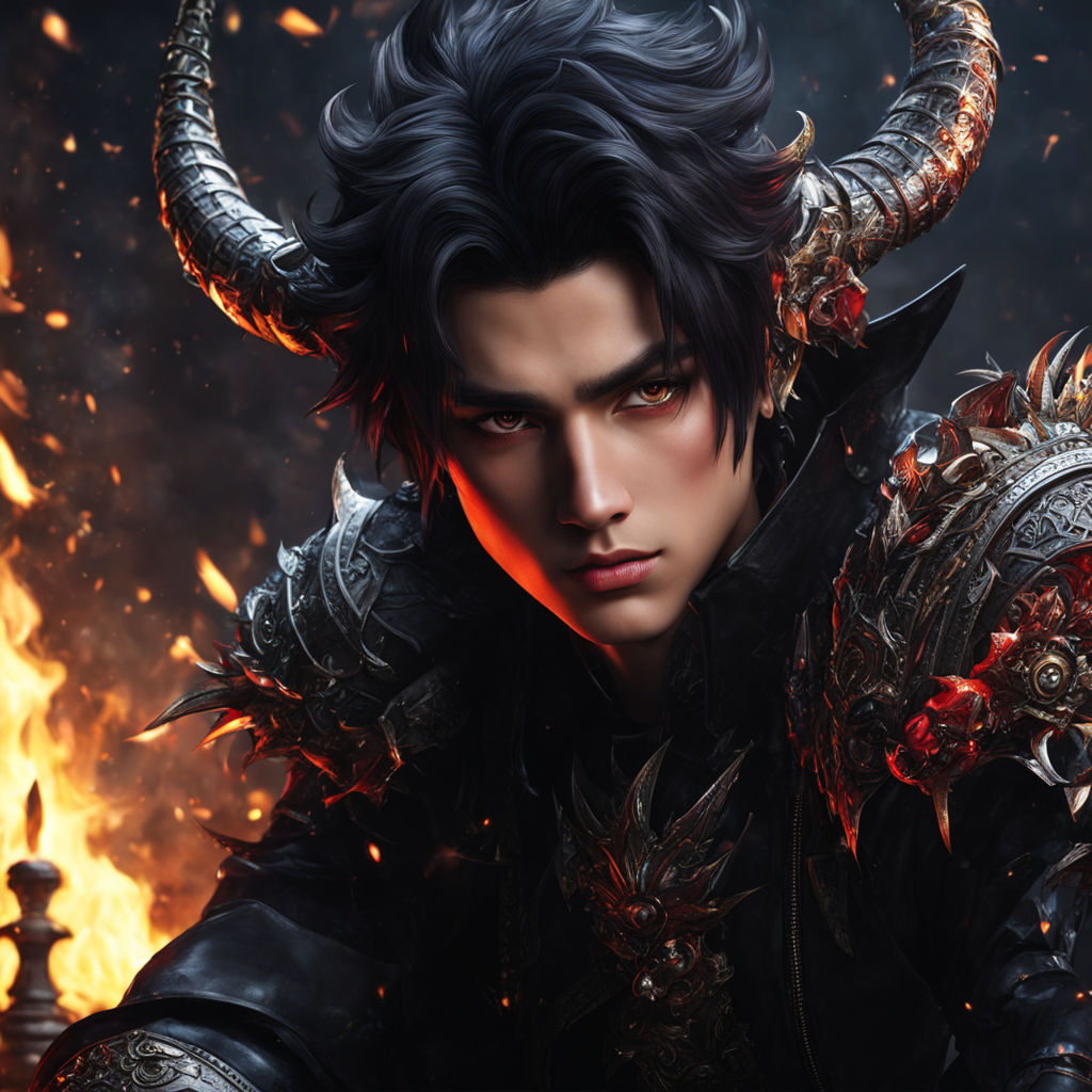 Hot anime demon king