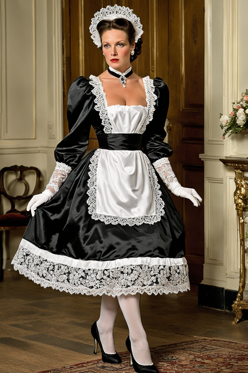 skimpy maid dress