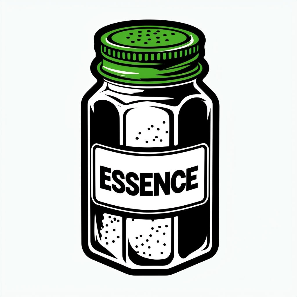 Bold Salt Shaker Pop Art Illustration Sticker