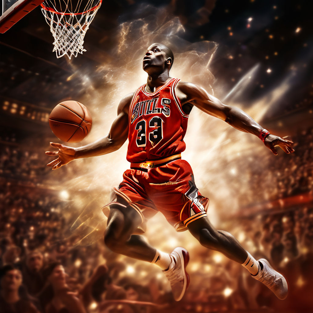 michael jordan mid air